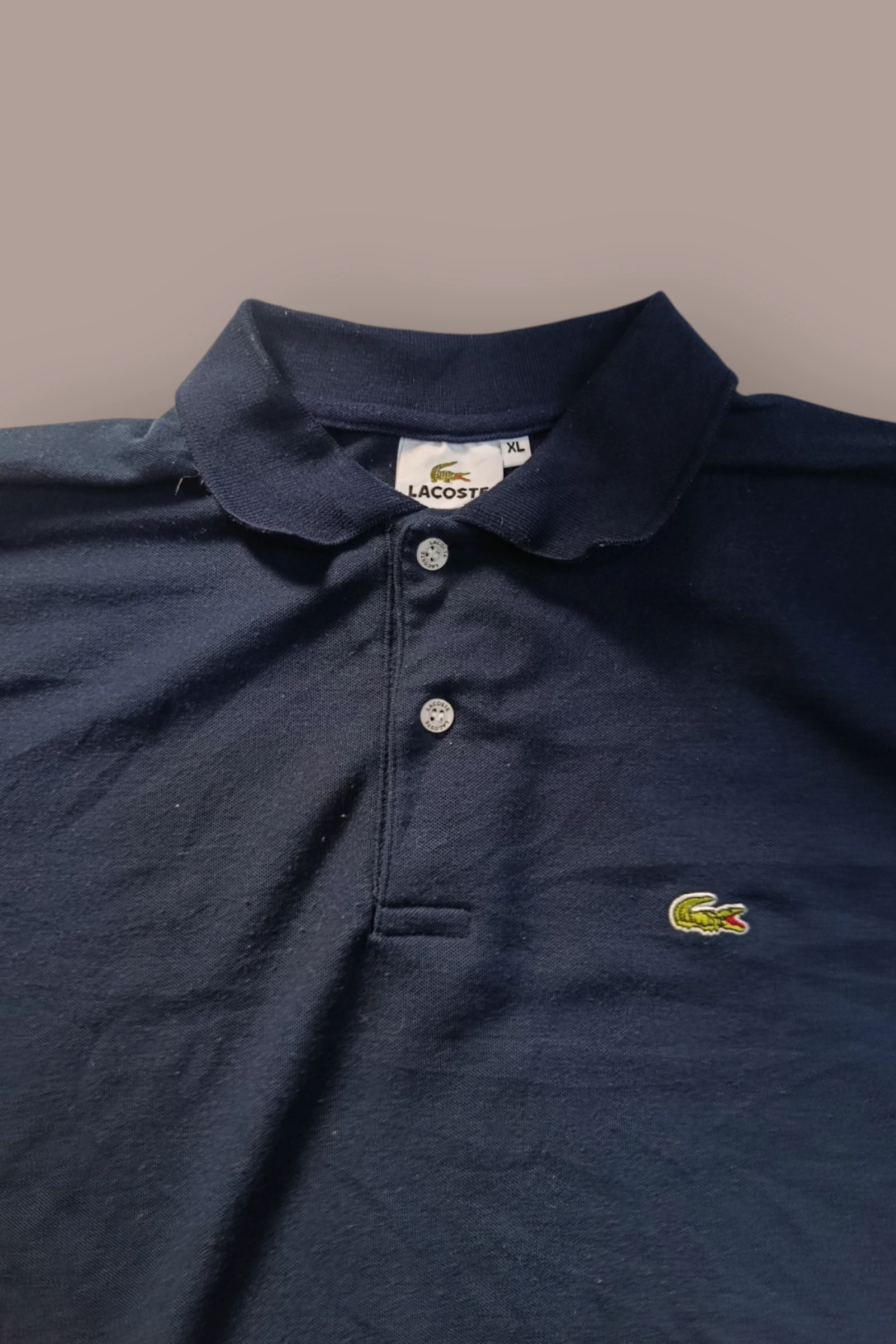 | Polo Lacoste Homem | Cor Azul Marinho | Clássico Piqué Crocodilo | Tamanho XL | – photo 4